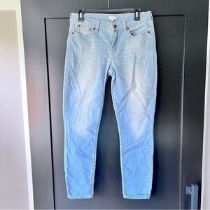 J Crew women’s light wash jeans size 27